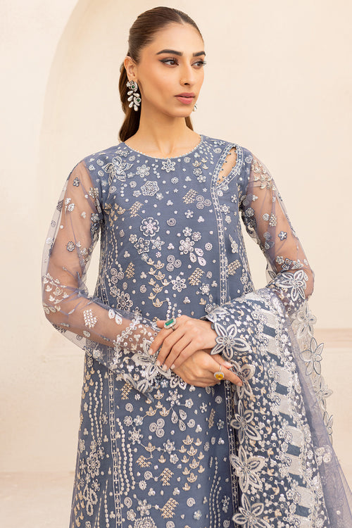 Farasha | Lu Zella Premium Formals 25 | Dusky Shadow - Ladies Clothes - Maria Faisal
