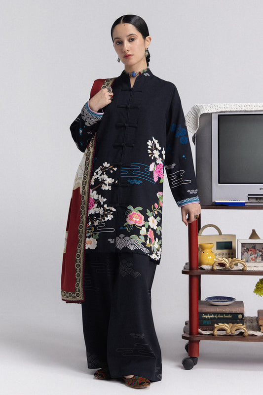 Zara ShahJahan | Coco Prints Winter 26 | Hana-2A - Luxury Dress - available at Maria Faisal in UK and USA.