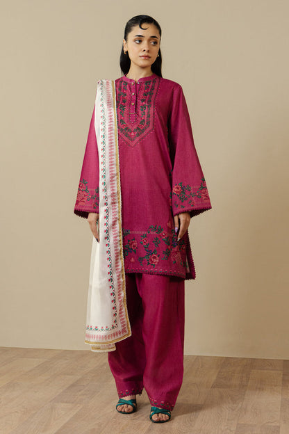Zara Shahjahan | Coco Prints 26 | Ismeria-8A - Casual Dress - available at Maria Faisal in UK and USA.