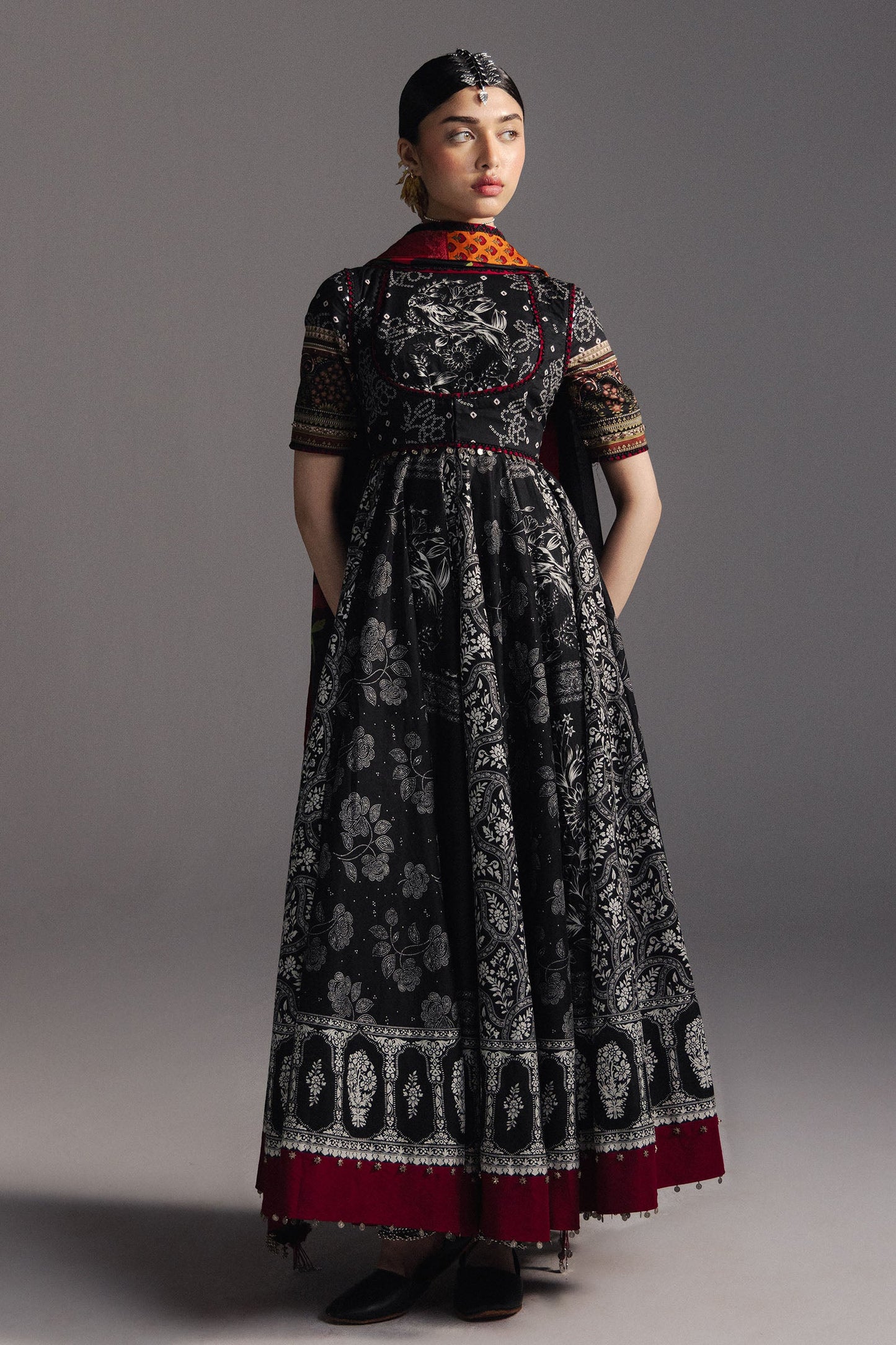 ZaraShahJahan | Zal26 | Surkh Bahar-D1 - Festive Dress - available at Maria Faisal in UK and USA