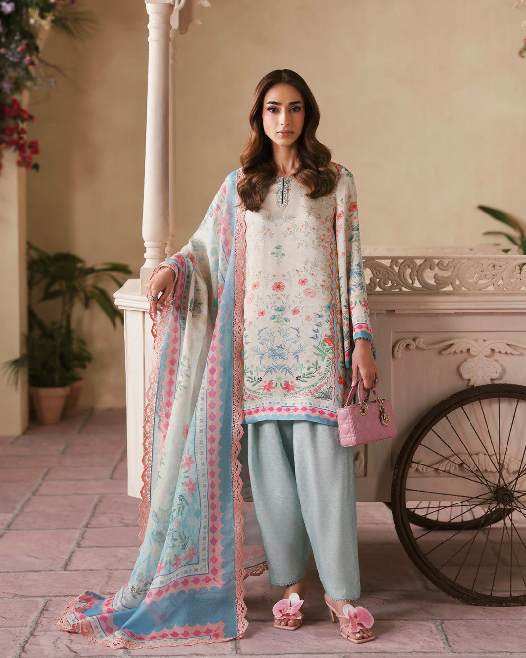Faiza Saqlain | Serina Luxe | Edra - Formal Dress - available at Maria Faisal in UK and USA.