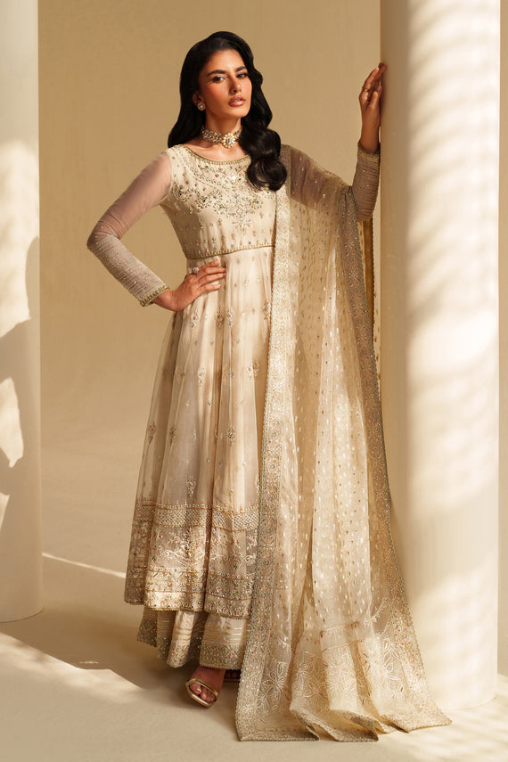 Naqshi | Feemora Organza Raw Silk | Aroha - Formal Dress - available at Maria Faisal in UK and USA.