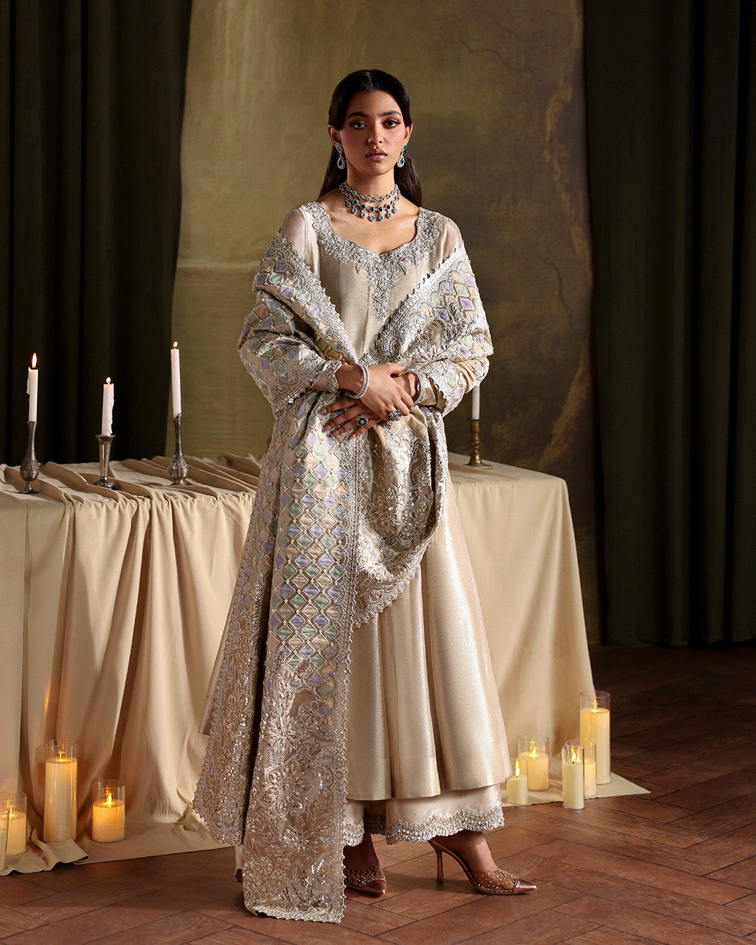 Faiza Saqlain | Zaeva Wedding Formals |Joella - Wedding Dress - available at Maria Faisal in UK and USA.