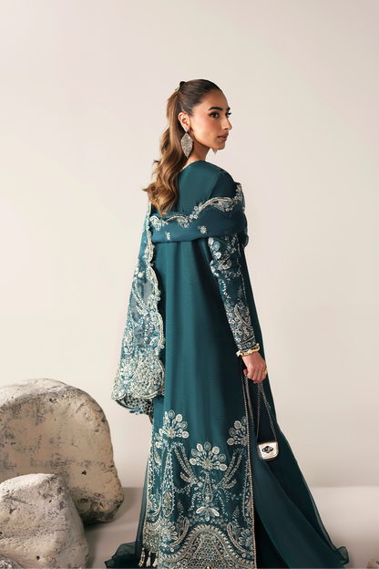 Emaan Adeel | Serein Luxe Silk | STARLIGHT SWAY - Formal Dress - available at Maria Faisal in UK and USA.