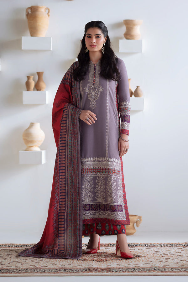 Maryum N Maria | Noore Winters 25 | Khaddar ZALAAN - FSU5672 - Casual Dress - available at Maria Faisal in UK and USA.