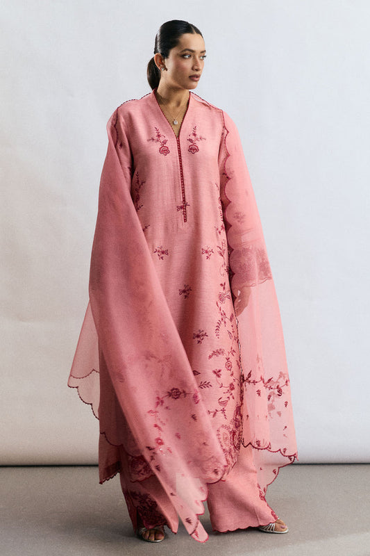 Zara Shahjahan | Festive 26 | Gulnaar - Luxury Dress - available at Maria Faisal in UK and USA.
