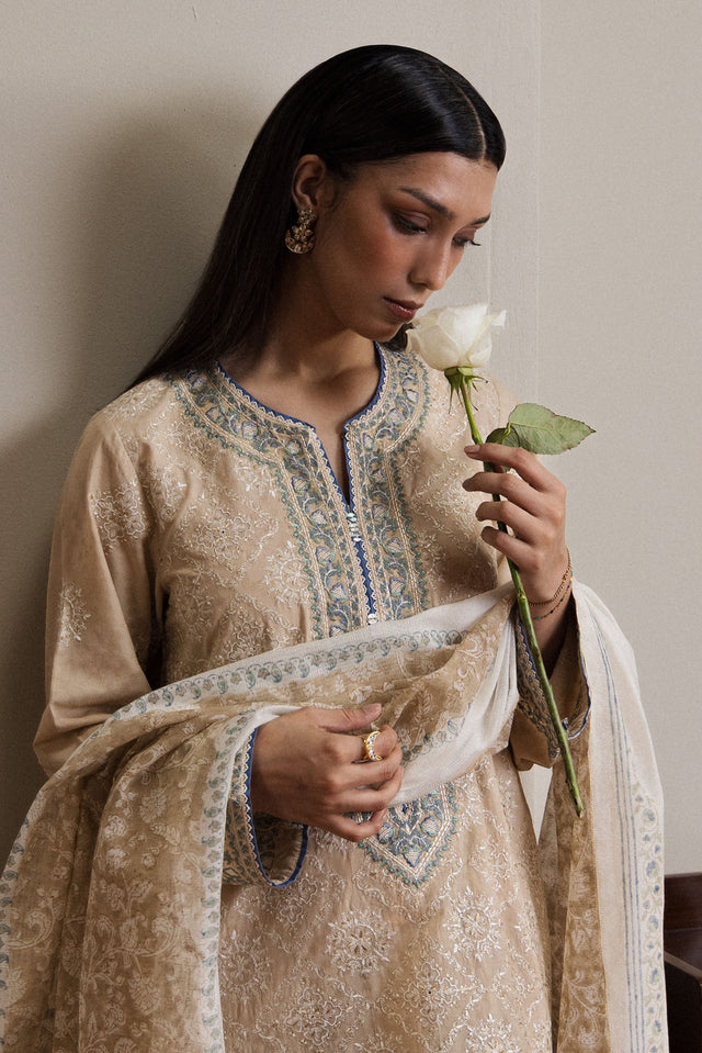 Zara Shahjahan | Pret 26 | KHAAMIR - Luxury Dress - available at Maria Faisal in UK and USA.