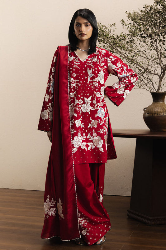 Zara Shahjahan | Festive 26 | Mahfila - Luxury Dress - available at Maria Faisal in UK and USA.