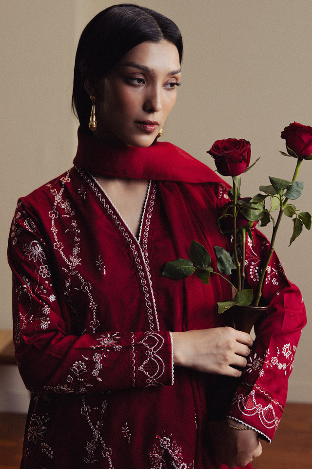Zara Shahjahan | Pret 26 | SURKHAAB - Luxury Dress - available at Maria Faisal in UK and USA.