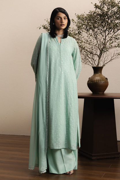Zara Shahjahan | Festive 26 | Nazneen - Luxury Dress - available at Maria Faisal in UK and USA.