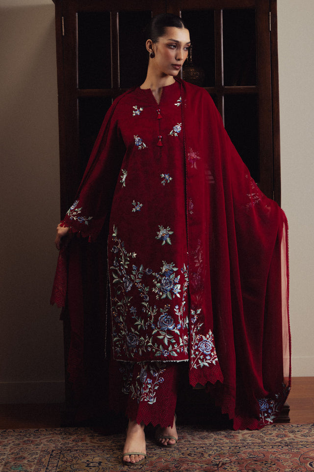 Zara Shahjahan | Pret 26 | SURMAAZ - Luxury Dress - available at Maria Faisal in UK and USA.