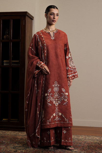 Zara Shahjahan | Pret 26 | ZARMIN - Luxury Dress - available at Maria Faisal in UK and USA.