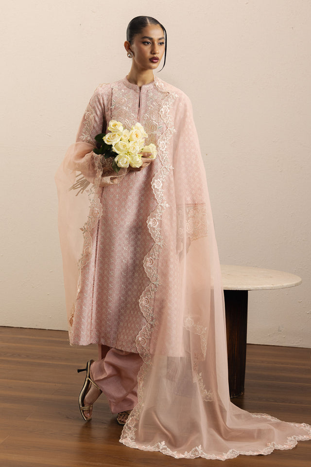 Zara Shahjahan | Festive 26 | Gulkaar - Luxury Dress - available at Maria Faisal in UK and USA.