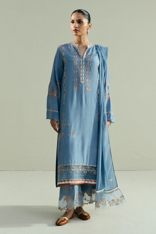 Zara Shahjahan | Pret 26 | CR25P0962A - Luxury Dress - available at Maria Faisal in UK and USA.