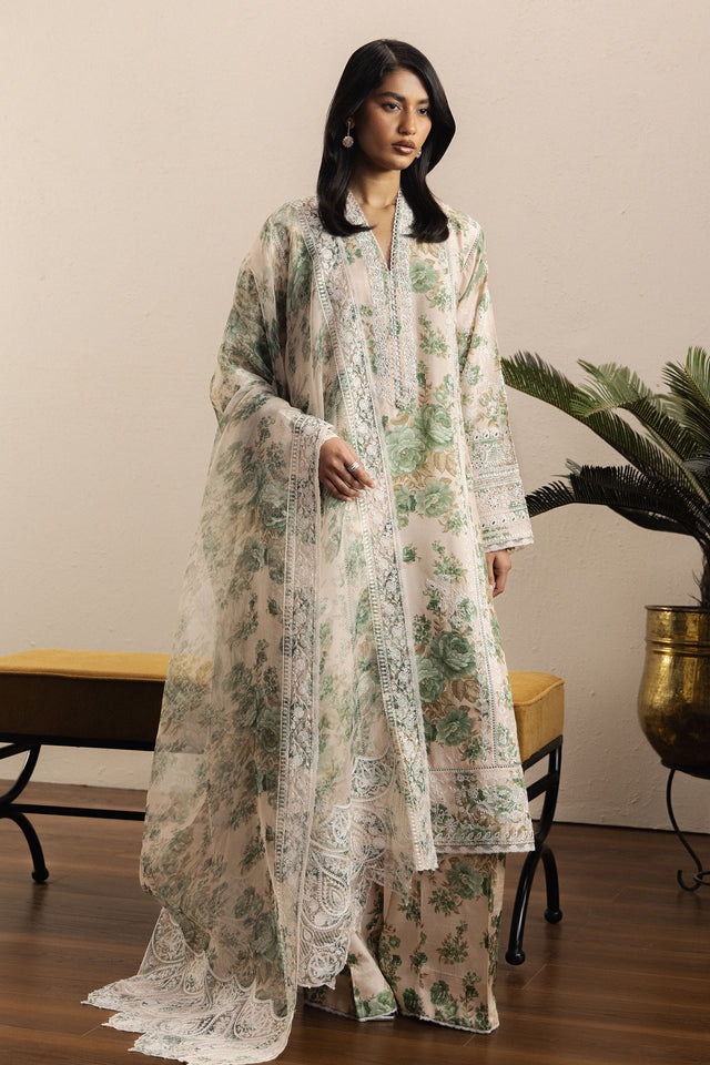 Zara Shahjahan | Festive 26 | HUSNARA - Luxury Dress - available at Maria Faisal in UK and USA.