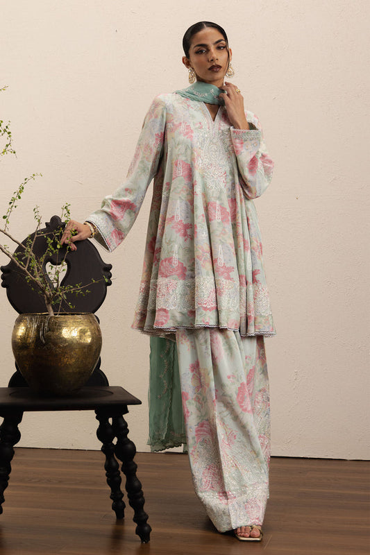 Zara Shahjahan | Festive 26 | Noor - Luxury Dress - available at Maria Faisal in UK and USA.