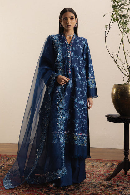 Zara Shahjahan | Festive 26 | Neelzar - Luxury Dress - available at Maria Faisal in UK and USA.