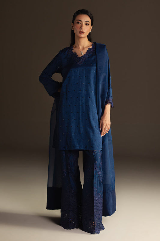 Zara Shahjahan | Festive 26 | Saniya - Luxury Dress - available at Maria Faisal in UK and USA.