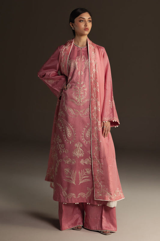 Zara Shahjahan | Festive 26 | Zoya - Luxury Dress - available at Maria Faisal in UK and USA.