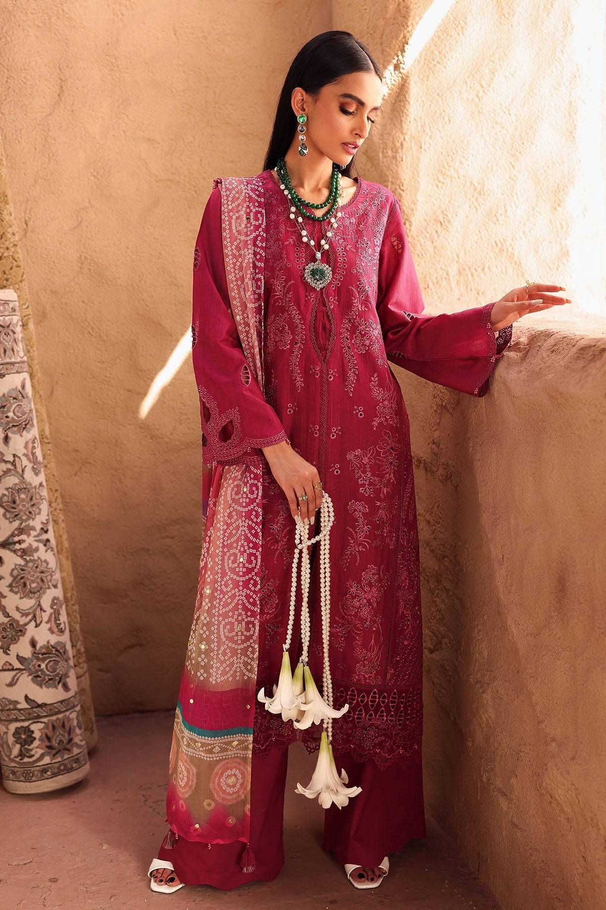 Nureh | Bazaar Lawn | NE-158 by Maria Faisal - Registered Vendor of : Nureh - type : Ladies Clothes - 100% original wedding dresses