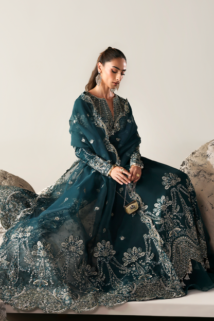 Emaan Adeel | Serein Luxe Silk | STARLIGHT SWAY - Formal Dress - available at Maria Faisal in UK and USA.