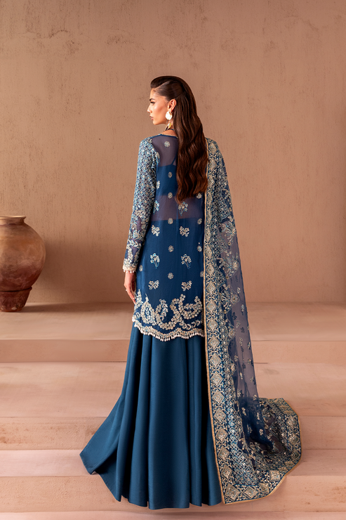 Emaan Adeel | Clay Couture | ELARA - Formal Dress - available at Maria Faisal in UK and USA.