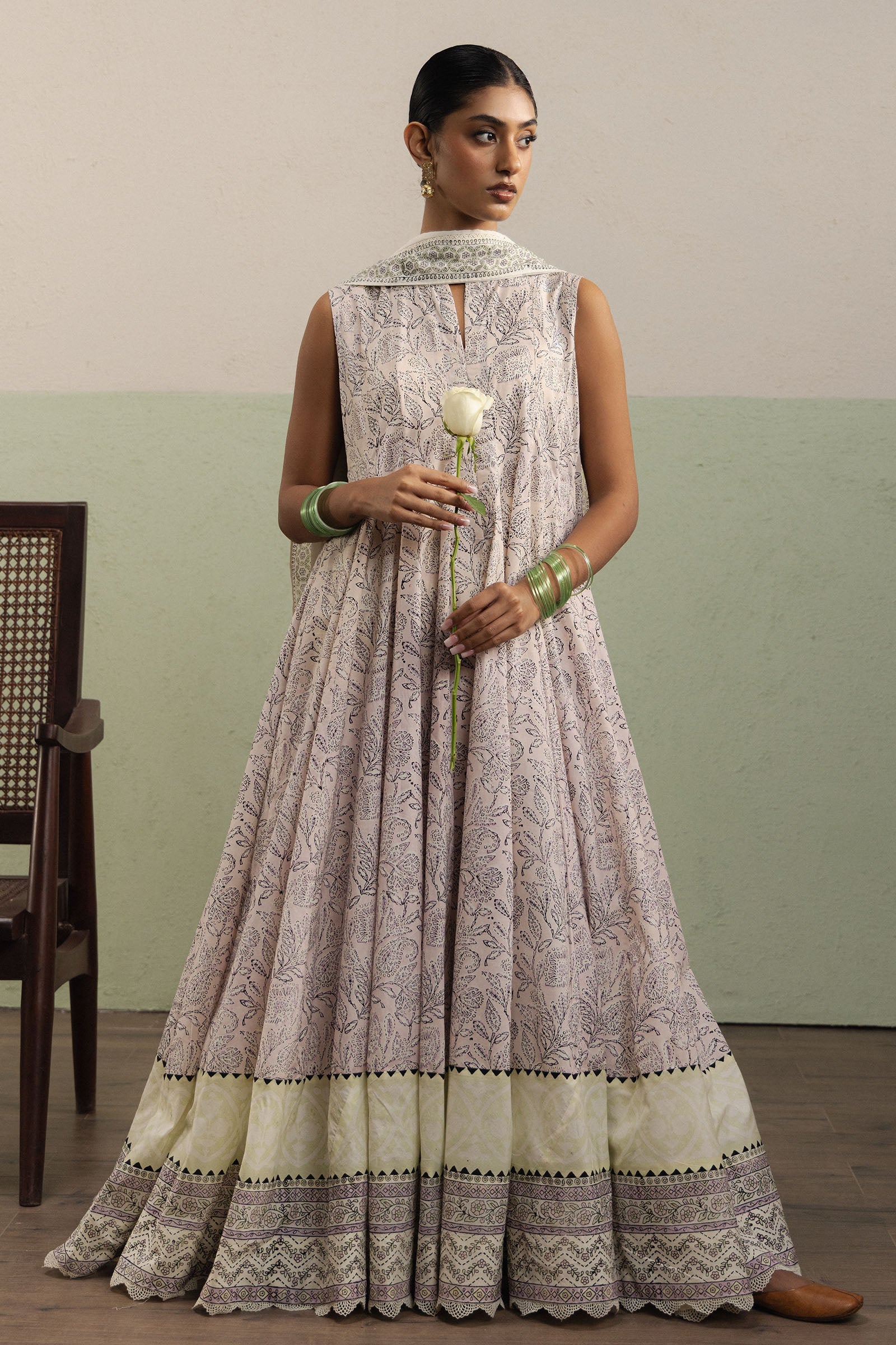 ZaraShahJahan | SS26 | Gulrukh - Festive Dress - available at Maria Faisal in UK and USA