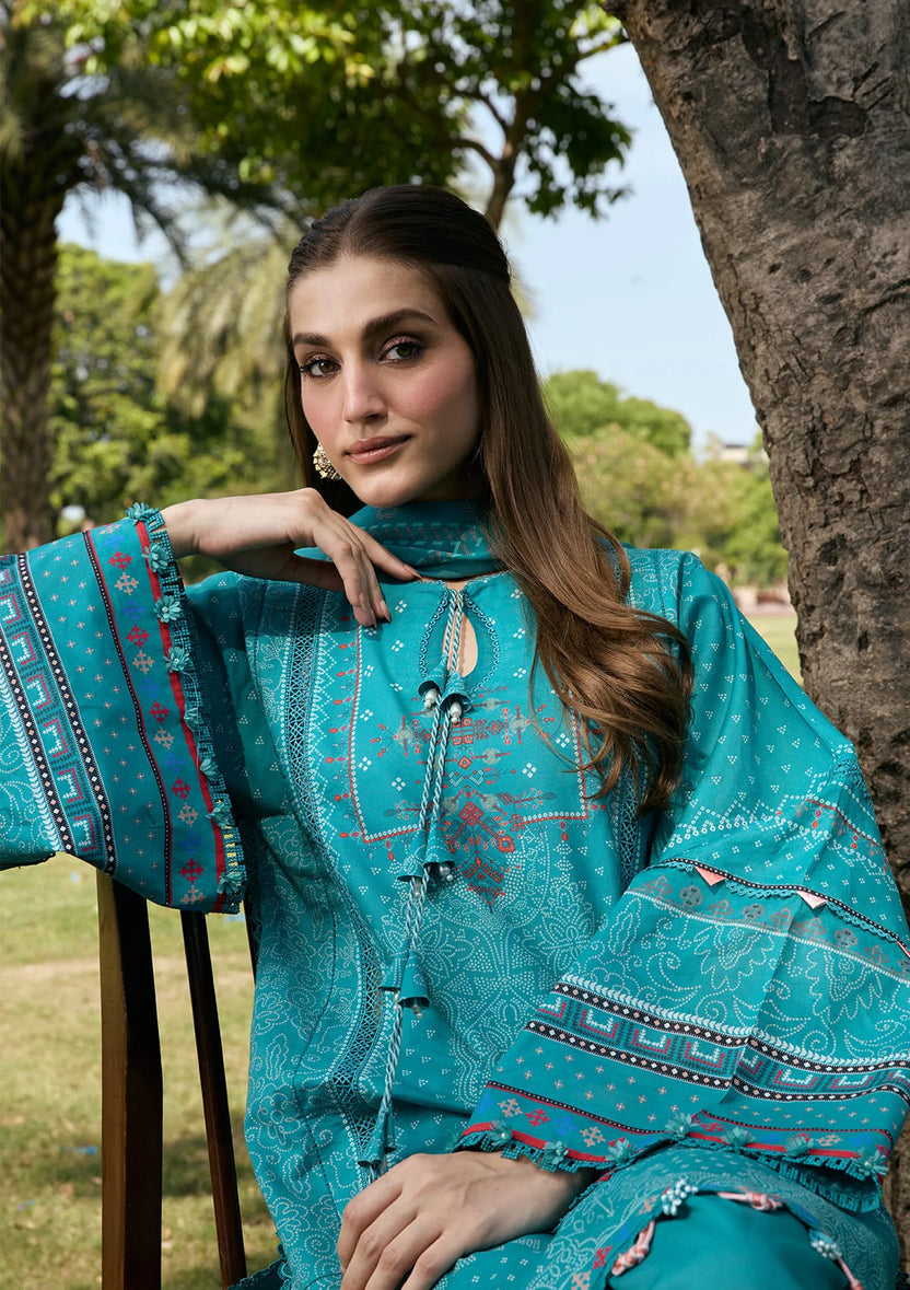 Kahf Premium | Prints Collection 26 | KPS-5B KEHKASHAN - Luxury Dress - available at Maria Faisal in UK and USA.