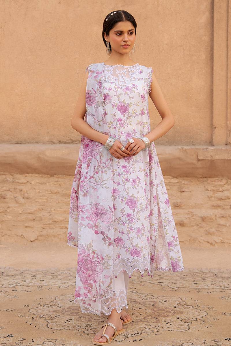 Cross Stitch | Eid Lawn Edit 25 | LILAC HINT by Maria Faisal - Registered Vendor of : Cross Stitch - type : Ladies Clothes - 100% original wedding dresses