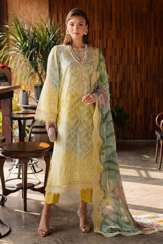 Nureh | Gardenia Lawn 26 |NSG-207 - Dress - available at Maria Faisal in UK and USA.