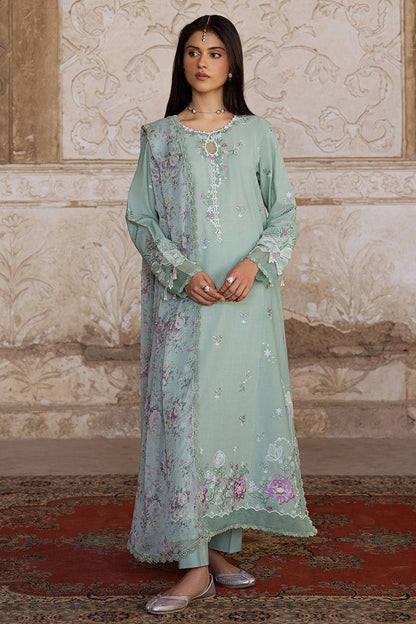 Cross Stitch | Eid Lawn Edit 25 | SAGE GRACE by Maria Faisal - Registered Vendor of : Cross Stitch - type : Ladies Clothes - 100% original wedding dresses