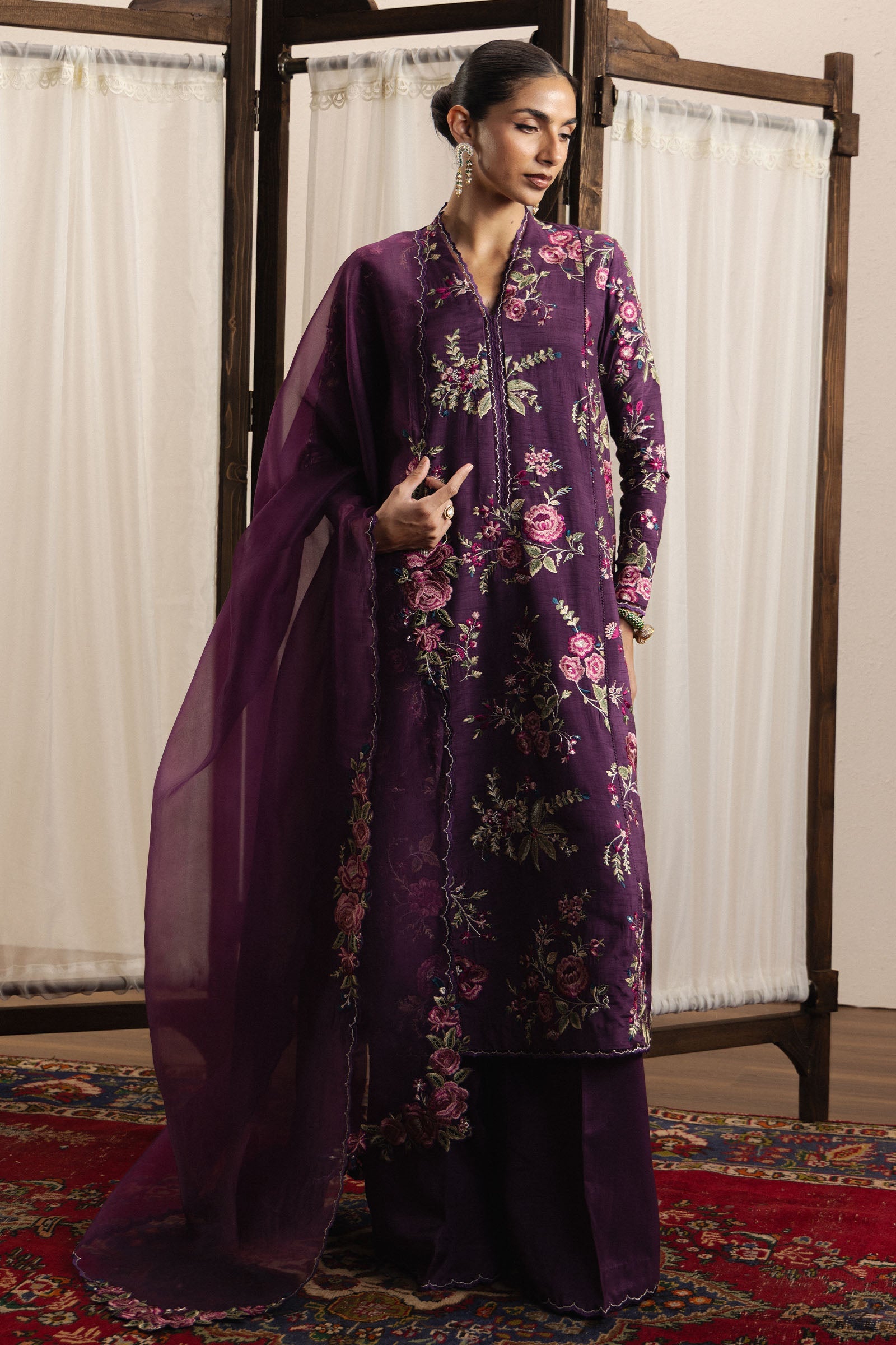 ZaraShahJahan | SS26 | Shabnam - Festive Dress - available at Maria Faisal in UK and USA