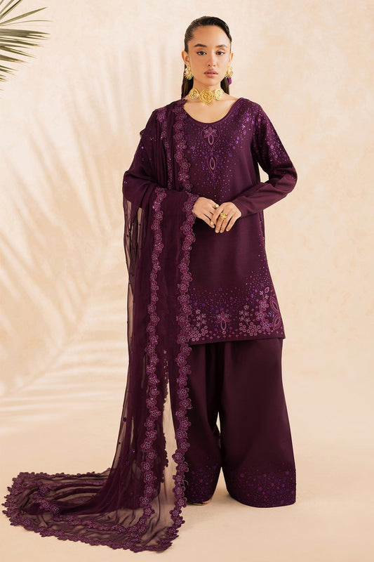 Nureh | Shades of Summer | NP-740 - Luxury Dress - available at Maria Faisal in UK and USA.