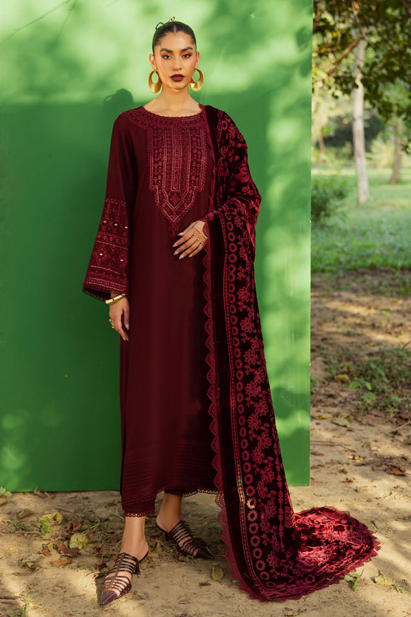 NE-189 – authentic Pakistani dress from the Exclusive Leather Peach collection for women in the UK