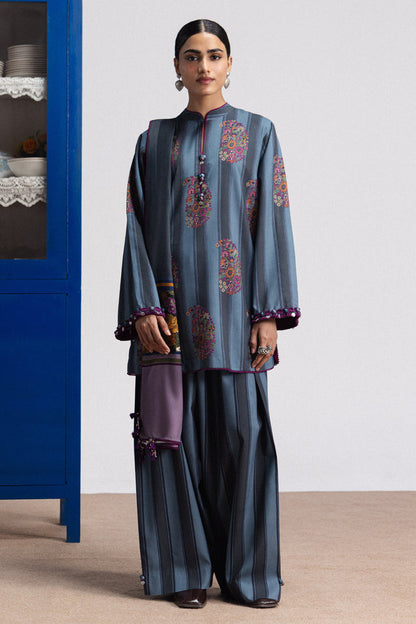 Zara ShahJahan | Coco Prints Winter 26 | Rania-4B - Luxury Dress - available at Maria Faisal in UK and USA.