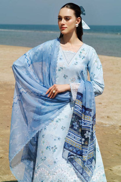 Farasha | Printed Essentials | Moonlit Blue by Maria Faisal - Registered Vendor of : Farasha - type : Ladies Clothes - 100% original wedding dresses