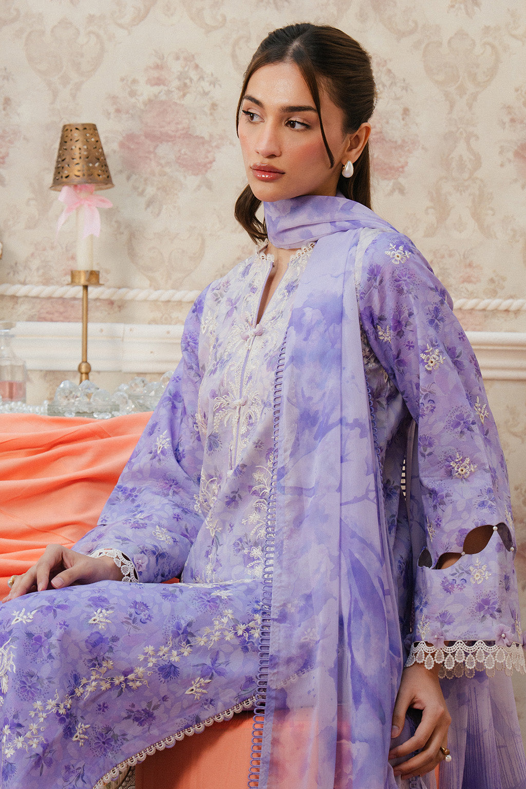 Ayzel | Armelia Printed Lawn 25 | Delilah - Ladies Clothes 