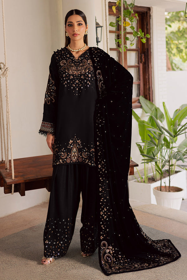 NE-202 – authentic Pakistani dress from the Exclusive Leather Peach collection for women in the UK