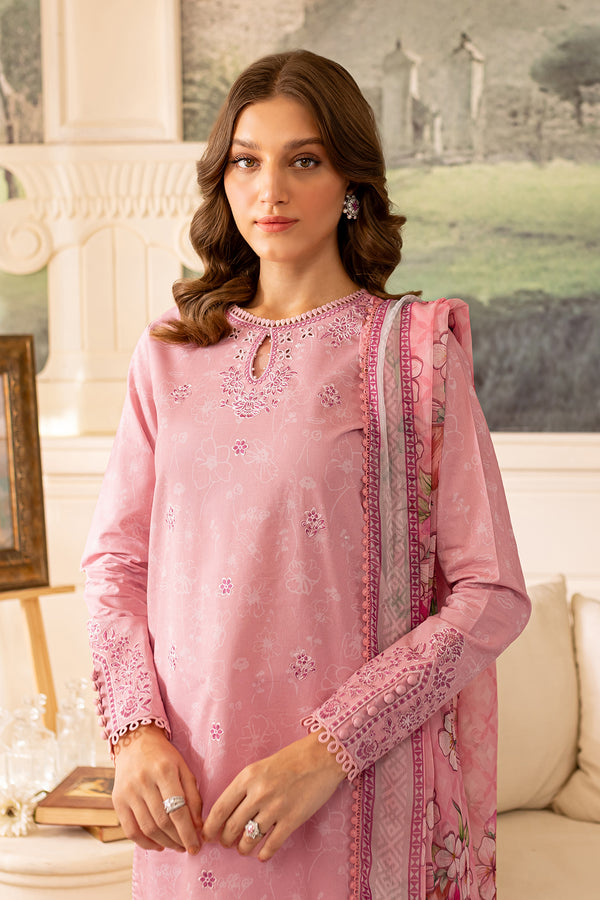 Farasha | Seraya Lawn 24 | DAISY - Designer Dress with Intricate embroidery and embellishments. Shop elegent wedding dress at Maria Faisal.