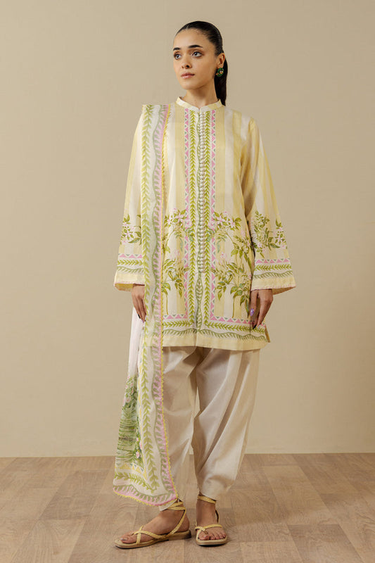 Zara Shahjahan | Coco Prints 26 | Nerine-1B - Casual Dress - available at Maria Faisal in UK and USA.