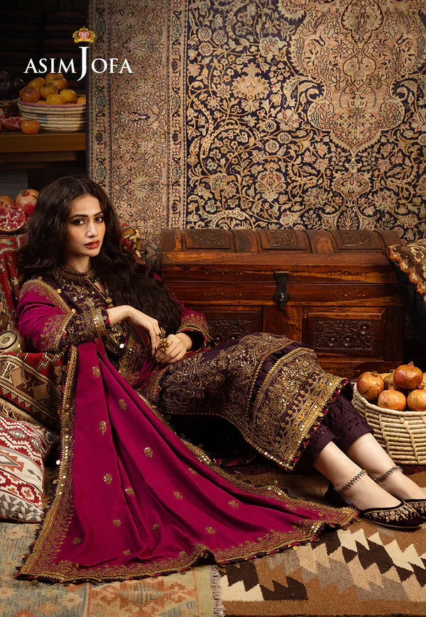 Asim Jofa | Kashmiri Tanka | AJKT 05 - Pakistani Dress - Maria Faisal