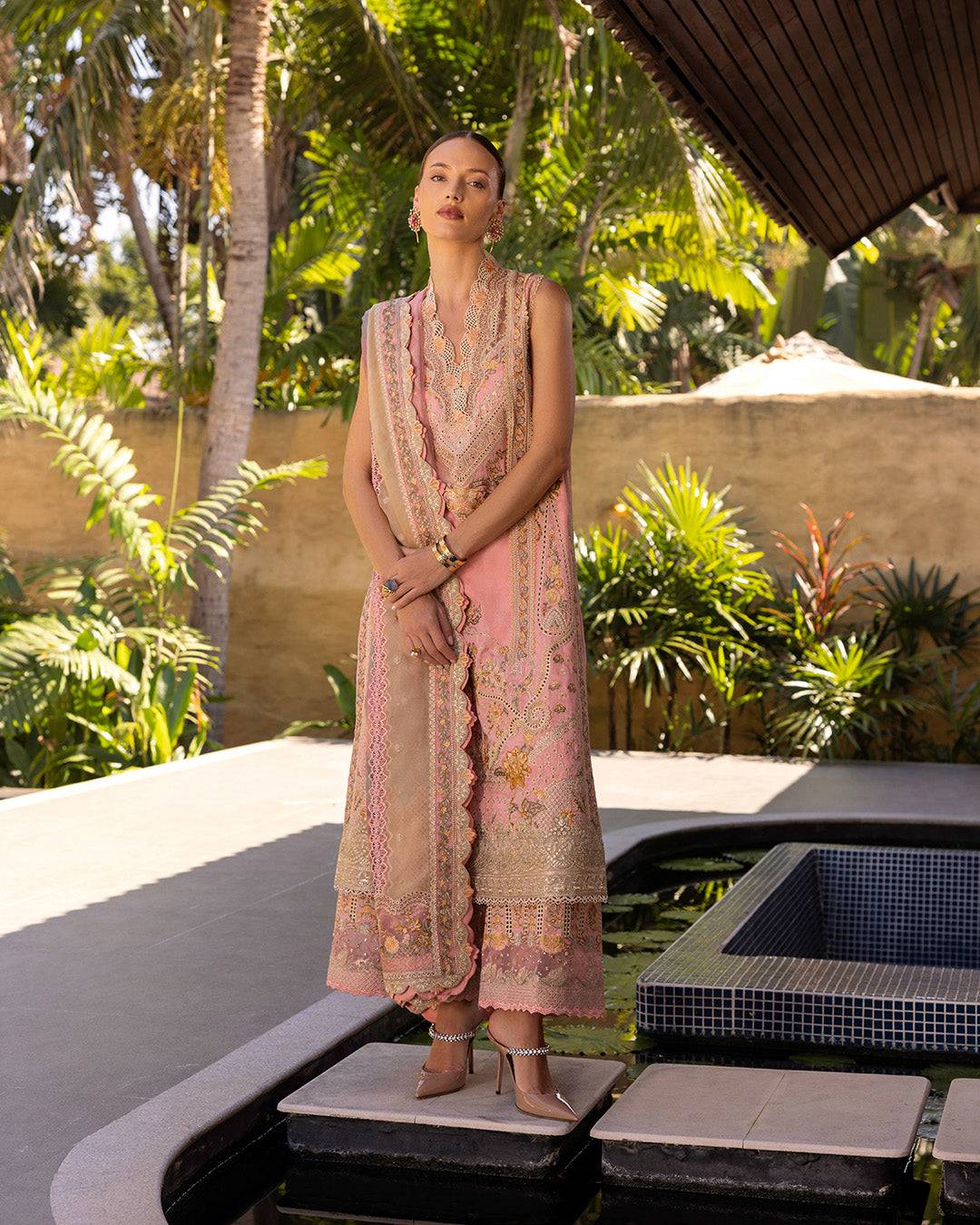 Faiza Saqlain | Zinnia Lawn 25 | Peony by Maria Faisal - Registered Vendor of : Faiza Saqlain - type : Ladies Clothes - 100% original wedding dresses