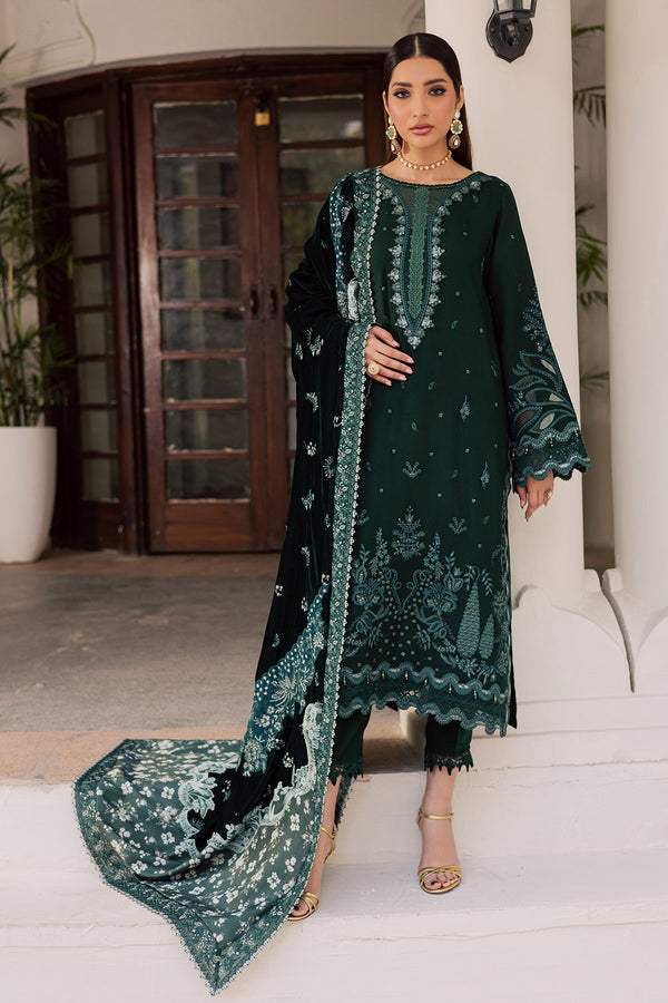 NE-199 – authentic Pakistani dress from the Exclusive Leather Peach collection for women in the UK