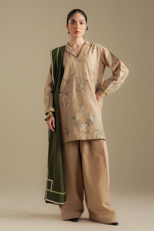 Zara Shahjahan | Coco Winter 25 | Amber-1A - Luxury Dress - available at Maria Faisal in UK and USA.