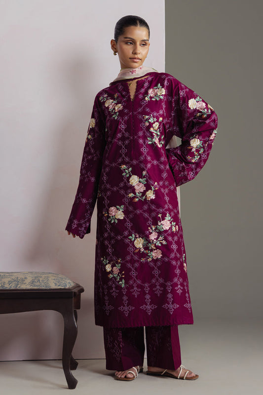 Zara Shahjahan | Coco Prints 26 | Mahori - Casual Dress - available at Maria Faisal in UK and USA.