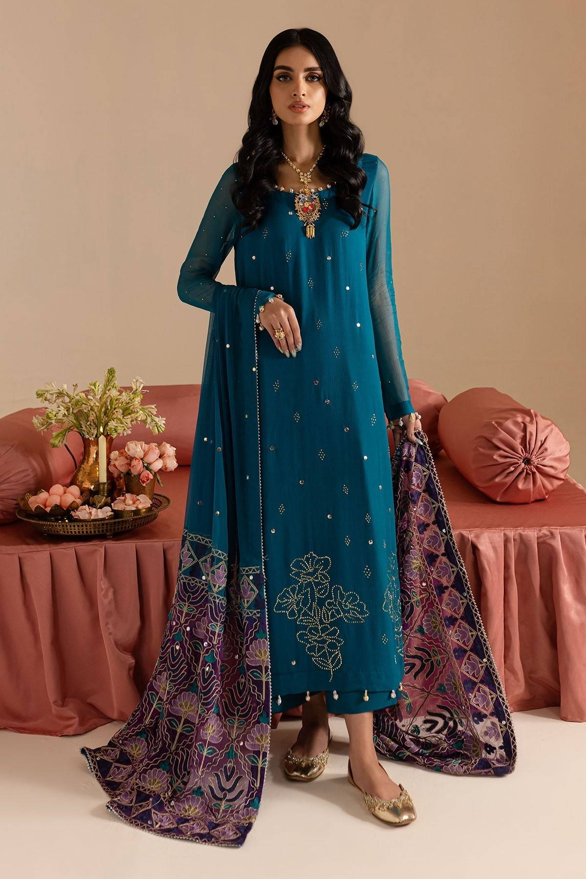 Nureh | Mukeshkari Formals | MK-10 by Maria Faisal - Registered Vendor of : Nureh - type : Ladies Clothes - 100% original wedding dresses