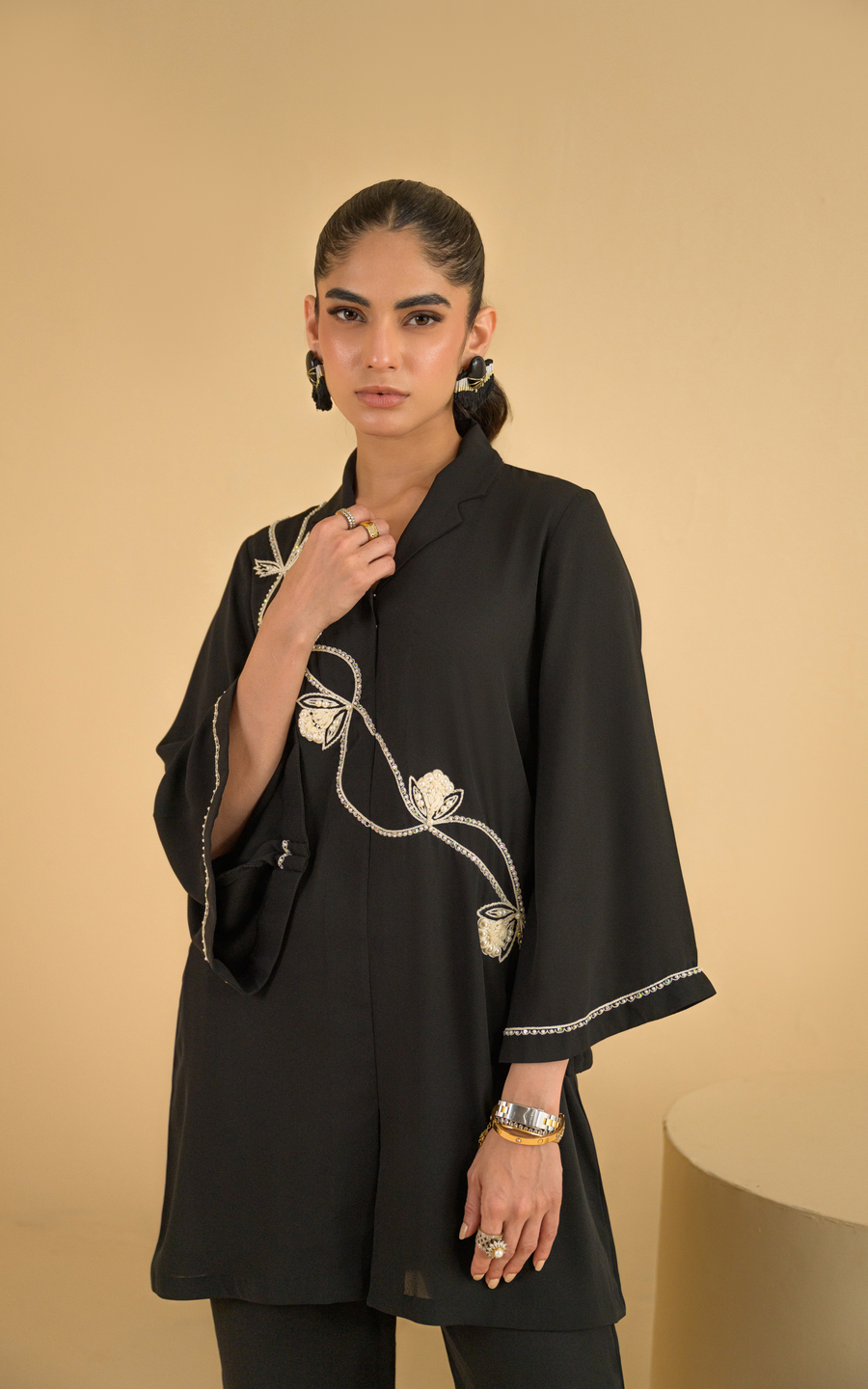 Sana Abbas | La Fiesta | Luma - Luxury Dress - available at Maria Faisal in UK and USA.