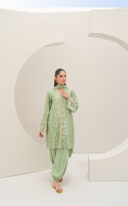 Sana Abbas | Ara Eid Luxe | Lumi - Luxury Dress - available at Maria Faisal in UK and USA.