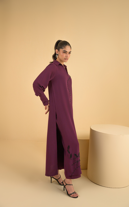 Sana Abbas | La Fiesta | Liyana - Luxury Dress - available at Maria Faisal in UK and USA.