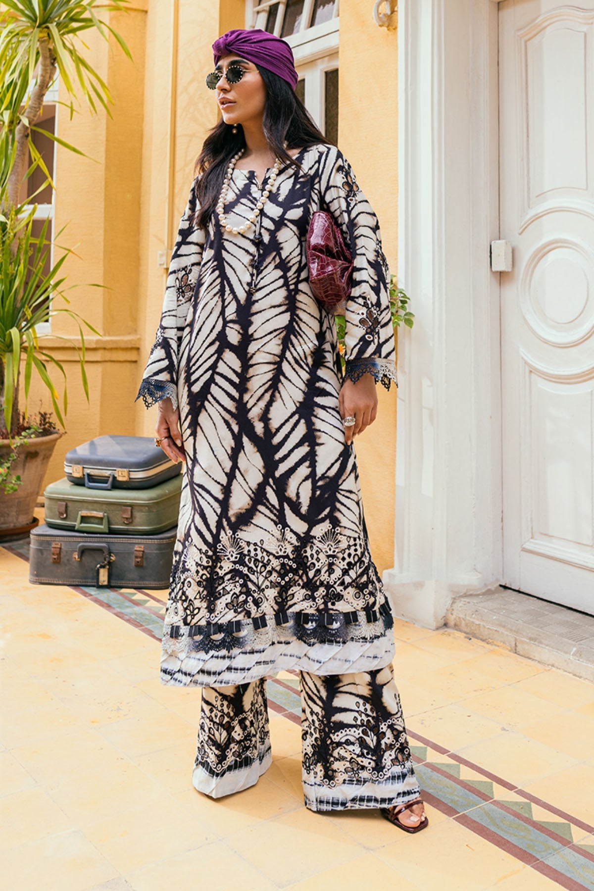 NU2-112 – authentic Pakistani dress from the Ballerina Winter 25 collection for women in the UK